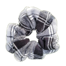 Load image into Gallery viewer, Black and White Scrunchie